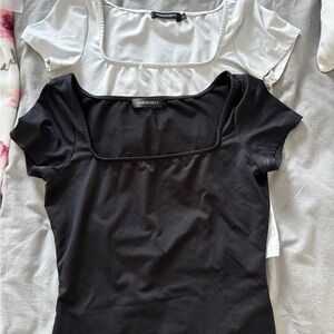 Versace Black and White Women's Blouses